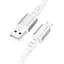 Кабель Hoco X85 Micro USB Strength charging data cable 1 м білий - мініатюра 1