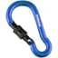 Брелок-карабін Munkees 3249 Pear with Screw Lock 8х80 мм Dark Blue (1012-3249-DB) - мініатюра 1