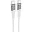 Дата кабель Hoco U111 Discovery Edition Type-C to Type-C 60W (1.2m) Grey - миниатюра 1