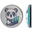 Держатель Поп Сокет New Glass (Стекло) Baby Panda №8 - миниатюра 1