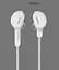 Вакуумные Bluetooth наушники гарнитура Remax RB-S5 Sport White - миниатюра 2