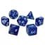 Набор кубиков Pearl 7 Dice Set - Blue , 7 шт. (g7dpearl07) - миниатюра 1