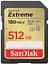 Карта пам'яті SD 512GB C10 UHS-I U3 R180/W130MB/s Extreme V30 SanDisk teh0025042 - мініатюра 1