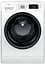 Пральна машина Whirlpool фронтальна , 9(7)кг, 1600, A+, 60см, дисплей, пара, інвертор, білий (FFWDB976258BVUA) - мініатюра 1