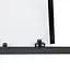 Душова кабіна Qtap Pisces BLA109-11SC5 90-105x90-105 см, скло Clear 5 мм без піддона, Чорний, Універсальна, прозорий - мініатюра 5