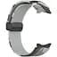 Ремінець для Samsung Galaxy Watch 4 40mm - сіро-чорний ширина кріплення 20мм силікон Watchbands Cls-color (W30-7WB39441171) - мініатюра 3