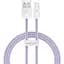 Кабель Baseus Dynamic Series Fast Charging Cable USB to Lightning 2.4A 1m CALD000405 Purple - миниатюра 1