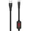 USB Cable Hoco S4 Type-C Black 1m (with display) - мініатюра 1