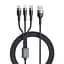 Кабель 3 конектори Remax Combo Sury 2 Series 3 в 1 Cable RC -070th 1.2 м - мініатюра 1