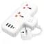 Мережевий подовжувач Hoco AC12A Reise 2-position expansion socket (PD30W / 1C3A) 4 порта - мініатюра 2