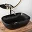 Умивальник Rea Belinda 33,5x46,5 black marble matt (REA-U8908), Матова - мініатюра 2