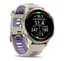 Смарт-годинник Garmin Forerunner 970 із золотистим титановим безелем сірим корпусом і ремінцем кольору французький сірий/індиго - мініатюра 3