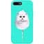 Чехол-накладка Toto Pure TPU 2 mm Print Case Apple iPhone 7 Plus/8 Plus #9 Cat Candy Mint - миниатюра 1