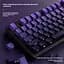 Набір кейкапів PBT Purple Gradient (130+) / Side-engraved / фіолетовий OEM-комплект для ANSI / ISO клавіатур - мініатюра 3