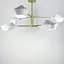 Оригінальна стельова люстра Lumina Deco у золотому каркасі Line.F H 690/6 SGD - мініатюра 1