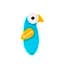 Замок для дверей Moyshm bird blue 5 х 12 см - мініатюра 1