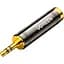 Переходник 3.5mm M to 6.35mm F AV168 black Ugreen (60711) - миниатюра 1