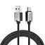 USB Cable Hoco U49 Refined Steel Type-C Black 1.2m - мініатюра 2