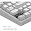 Клавіатура Dark Project ALU81 Terra Nova PBT RGB Mech G3MS Moonstone White (DPKB_NOVA_81_ANSI_WHITE_UA) - мініатюра 10