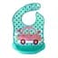 Дитячий слинявчик Машинка MGZ-0602(Turquoise) зі знімною кишенею - мініатюра 1
