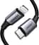 Кабель Ugreen US304 USB Type-C Male to Lightning Male Cable Aluminum Shell Braided 3A 1.5 м Black (60760) - мініатюра 2
