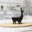 Статуетка декоративна МВМ My Home Олень, чорна (DH-ST-10 BLACK) - мініатюра 4
