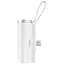 Портативний ЗП Power Bank WIWU W026 2 in 1 Type-C з БЗП For Apple Watch 15W 5000 mAh White - мініатюра 4