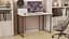 Комп'ютерний стіл Ferrum-decor Ханна 75x120x60 чорний ДСП Білий 16мм (FRD-103481) - мініатюра 4