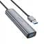 Хаб адаптер Borofone DH12 Smart 4-in-1 converter (Usb to Usb3.0x4) кабель 1.2 метра - мініатюра 2