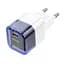 Блок питания Hoco CS125a 25W зарядное устройство адаптер 1 USB-C прозрачный синий - миниатюра 1