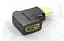 Перехідник Vention HDMI 90 Degree Male to Female Vertical Black (AIPB0-2) 2 штуки - мініатюра 4