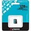Карта пам'яті Kingston microSD 128GB C10 UHS-I U3 A2 V30 R200MB/s - мініатюра 3