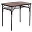 Складной стол Bo-Camp Decatur 90x60 cm Black/Wood look (1404200), Коричневый - миниатюра 1
