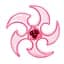 Літаючий бумеранг Bambi SB2306(Pink) гума, зі світлом, 15 см, у пакеті - мініатюра 1