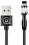 Кабель Usams USB Lightning U59 Rotatable Magnetic 2.4A 1.0m Black (G-000001459) - мініатюра 1