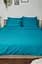 Комплект постельного белья Moon&Star евро 200х220 наволочки 4х50х70 Turkish Blue Satin Stripe - миниатюра 2