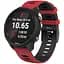 Ремінець для Garmin Vivoactive 3 Vivomove 3 Approach S12 D2 Air X10 - чорно-червоний ширина кріплення 20мм силікон Watchbands Rage (W37-9WB50458023) - мініатюра 1