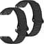 Ремешок DK CDK для Garmin Tactix Charlie 26mm Silicone Shaped Magnetic Band 2 шт. (019625) (black) - миниатюра 1