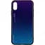 Чохол-накладка Toto Gradient Glass Case Apple iPhone X Purple - мініатюра 1