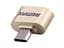 Адаптер Remax MicroUSB USB-переходник OTG-Micro adapter золотистый - миниатюра 2