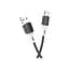Дата кабель USB 2.0 AM to USB-C 1.0m 3A silicone BX79 black BOROFONE (6974443384789) - мініатюра 2
