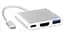 Док-станція USB3.1 Type-C --> HDMI/USB3.0/Type-C (F), кабель 0.1м, OEM - мініатюра 1