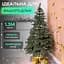 Лита штучна ялинка LUGI 1.3 м зелена Карпатська V18 KOS-KARPGR13 - мініатюра 2