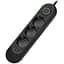 Мережевий фільтр-подовжувач Voltronic F03UB 3 розетки + 3 USB 1.5 м 3х0.75 мм 2500W Black - мініатюра 1