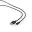Кабель USB AM - Lightning, 10 см, чорний, Cablexpert (CC-USB2-AMLM-0.1M) - мініатюра 1