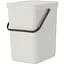 Ведро мусорное Brabantia Sort&Go 25 л светло-серое (214400) - миниатюра 1