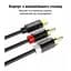 Перехідник Vention Audio Type-C M - 2RCA F 1,5м чорний (BGDBG) - мініатюра 8