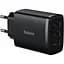 Зарядний пристрій Baseus Compact Charger 3U 17W EU black (CCXJ020101) - мініатюра 2
