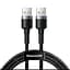 Кабель Baseus Cafule USB3.0 Male to USB 3.0 Male 1m CADKLF-C0G Dark Grey - мініатюра 1