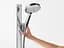 Душовий набір Hansgrohe Raindance Select 120/90 см 3Jet 27648400 White/Chrome, Хром - мініатюра 3